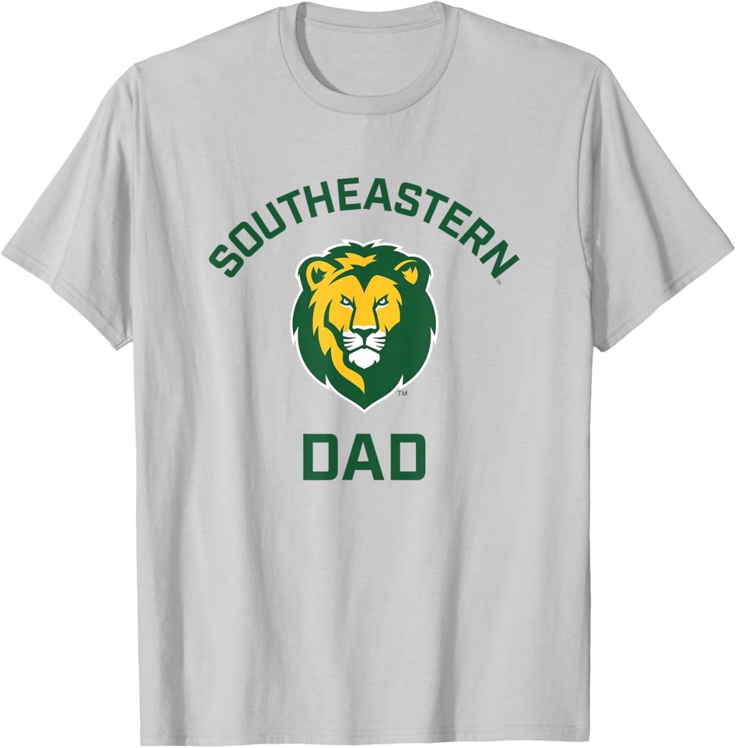 Southeastern Louisiana University Lions Arched Dad T-Shirt - T-Shirt | Ash
