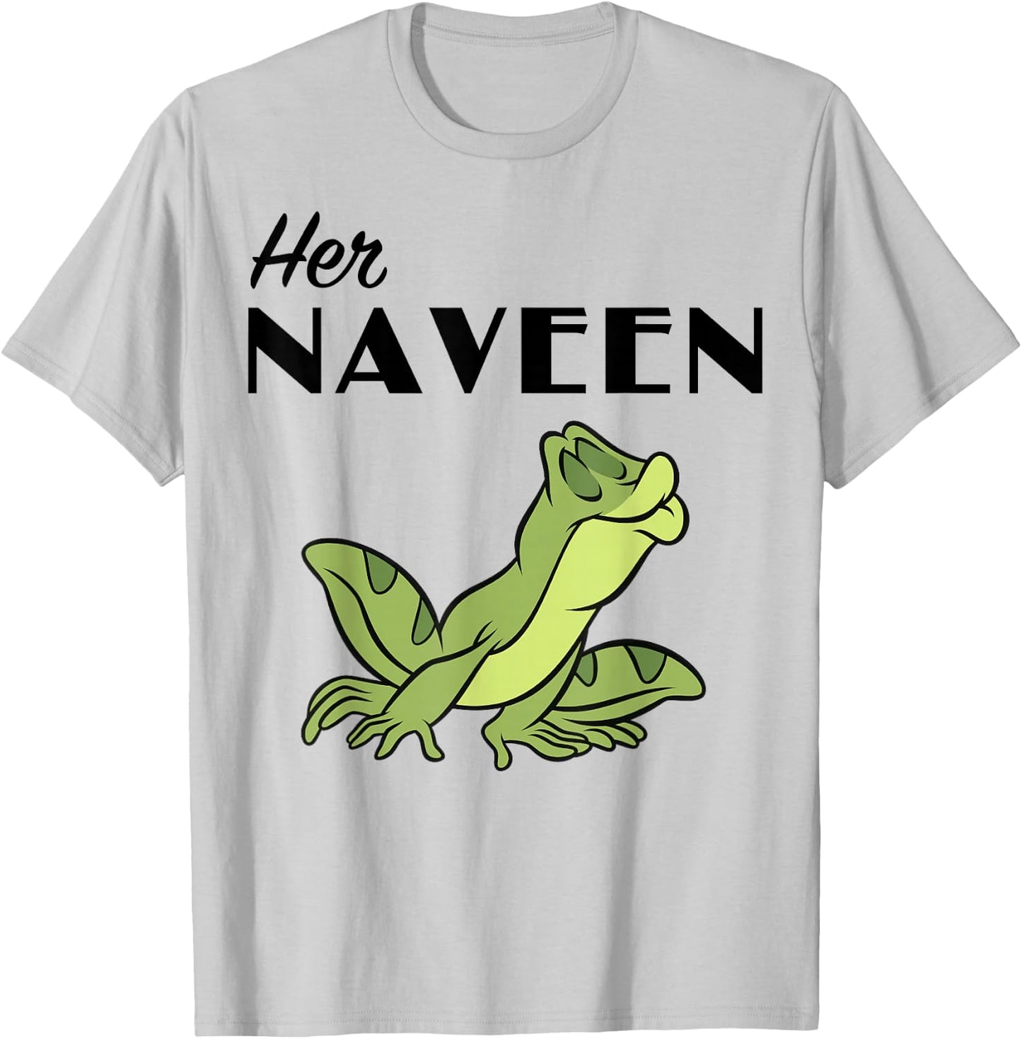 Disney Princess and The Frog Her Naveen Graphic T-Shirt - T-Shirt | Ash