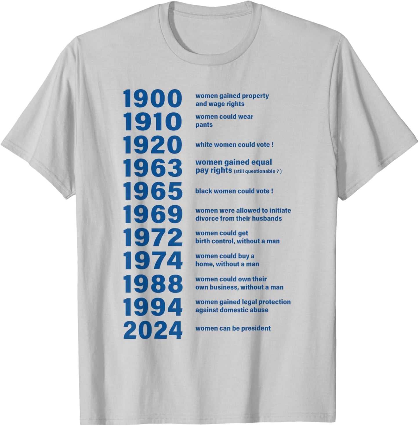 Kamala Harris 2024 Women Can Be President Kamala (2 Side) T-Shirt - T-Shirt | Ash