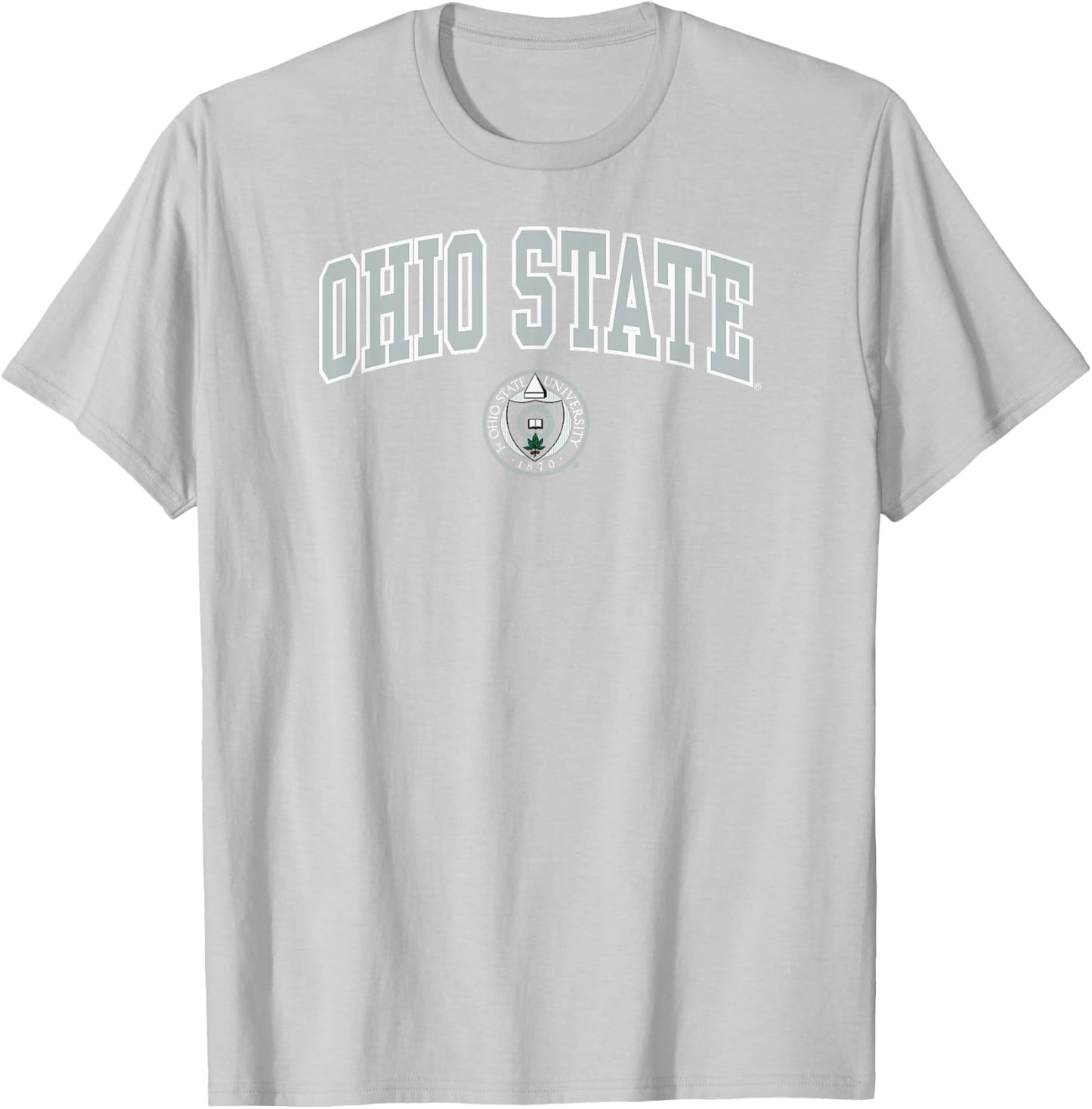 Ohio State Buckeyes Heritage Collection Arch Over Red T-Shirt - T-Shirt | Ash