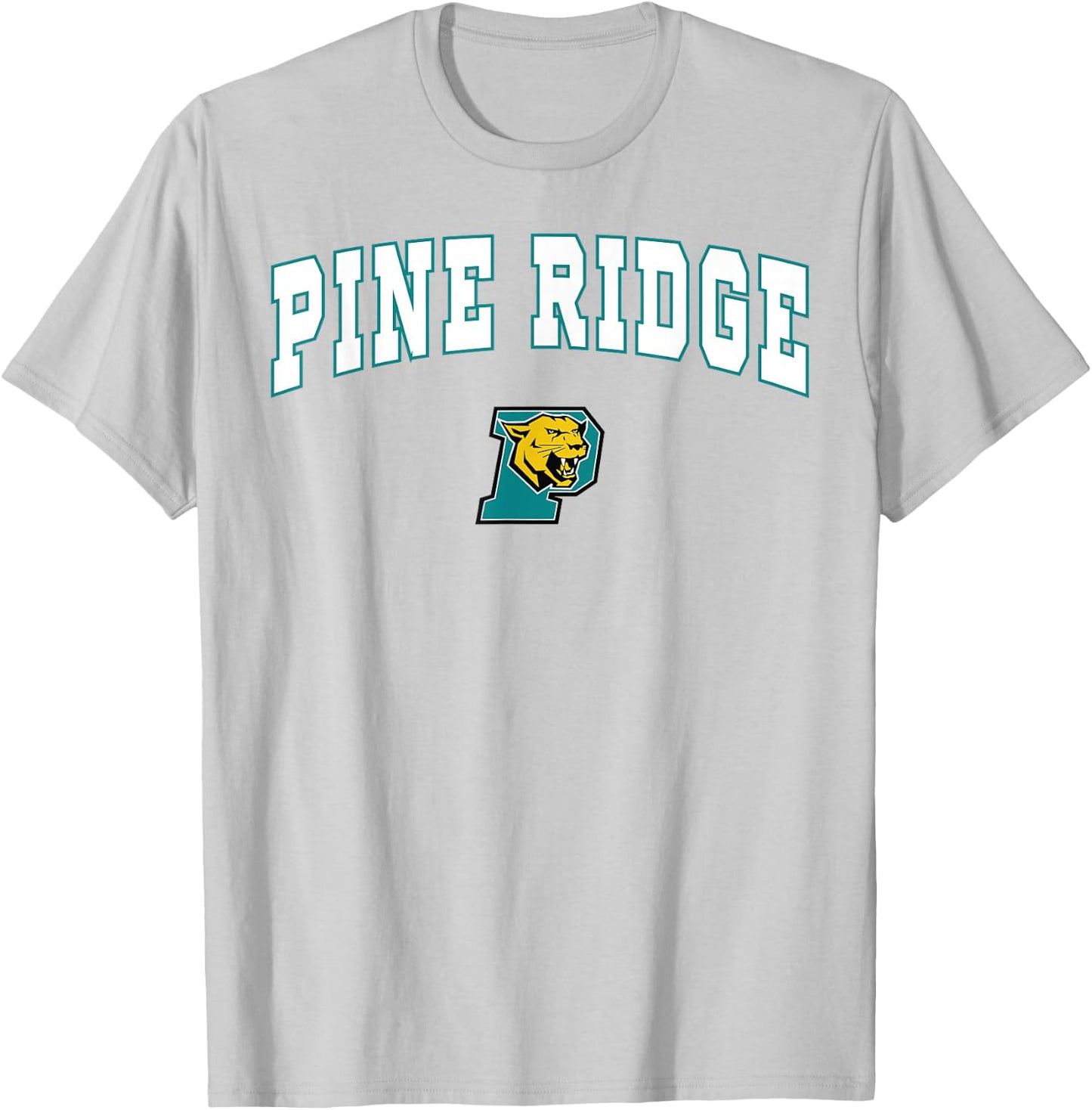 Pine Ridge High School Panthers T-Shirt - T-Shirt | Ash