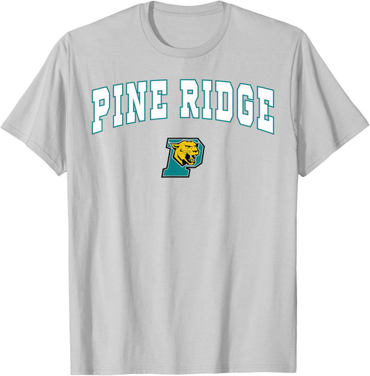 Pine Ridge High School Panthers T-Shirt - T-Shirt | Ash