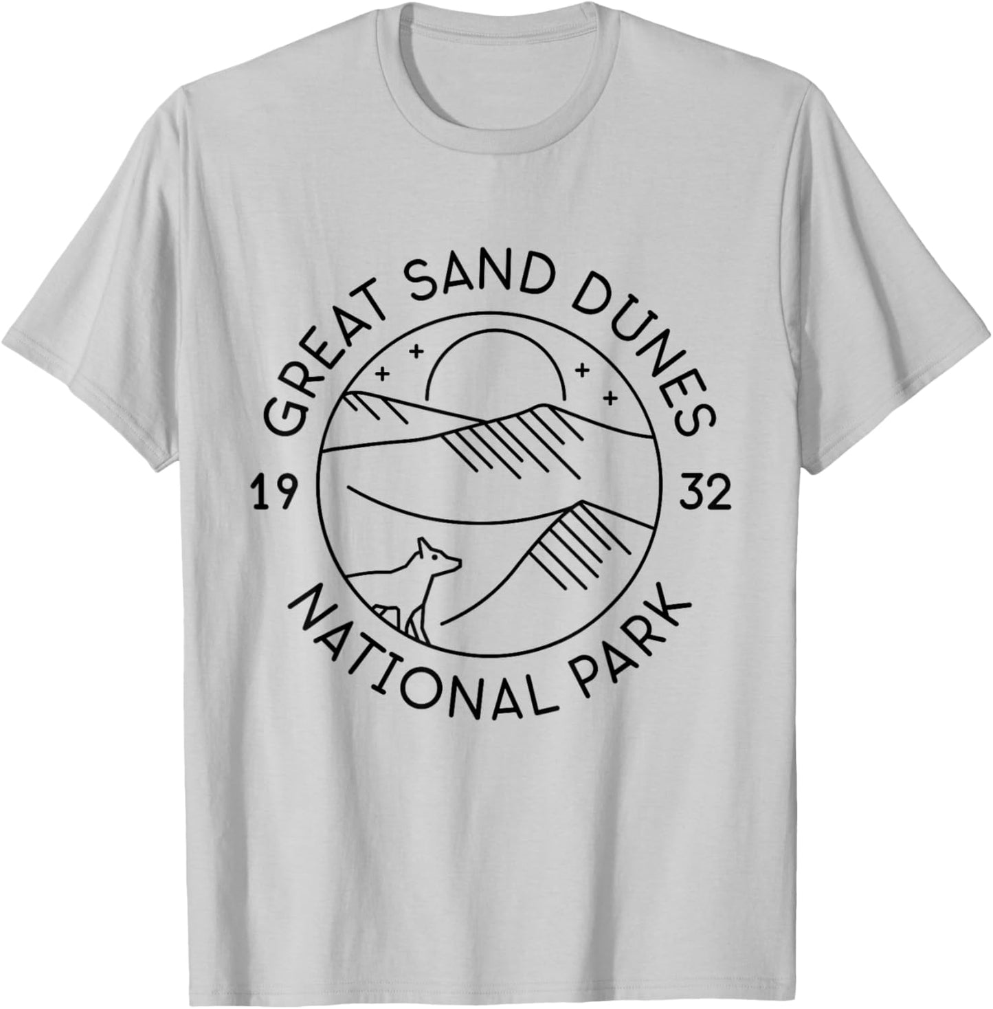 Great Sand Dunes National Park 1932 Colorado T-Shirt - T-Shirt | Ash