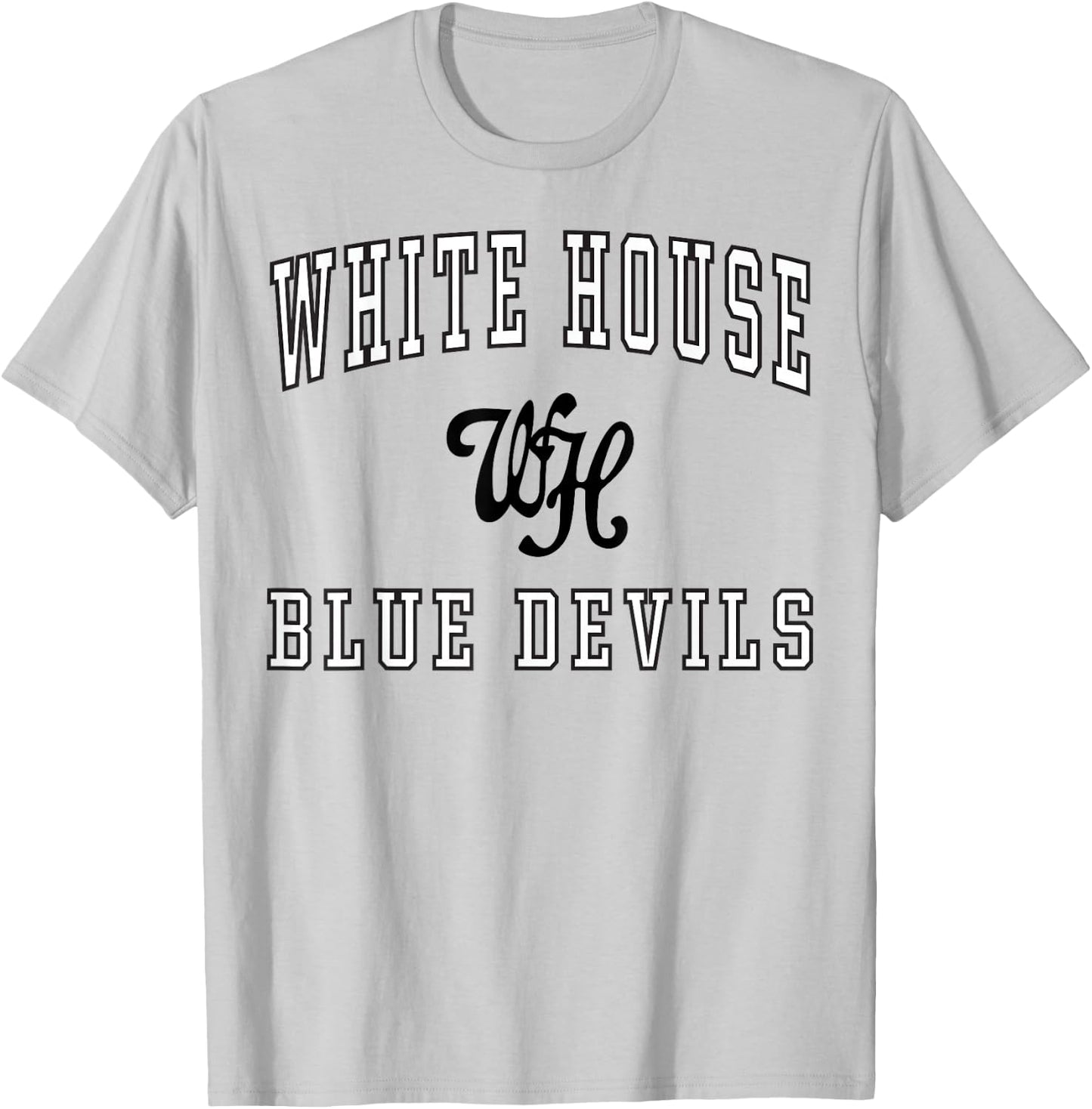 White House High School Blue Devils C1 T-Shirt - T-Shirt | Ash