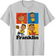 Peanuts Franklin Armstrong Grid , Blue, Small T-Shirt - T-Shirt | Ash