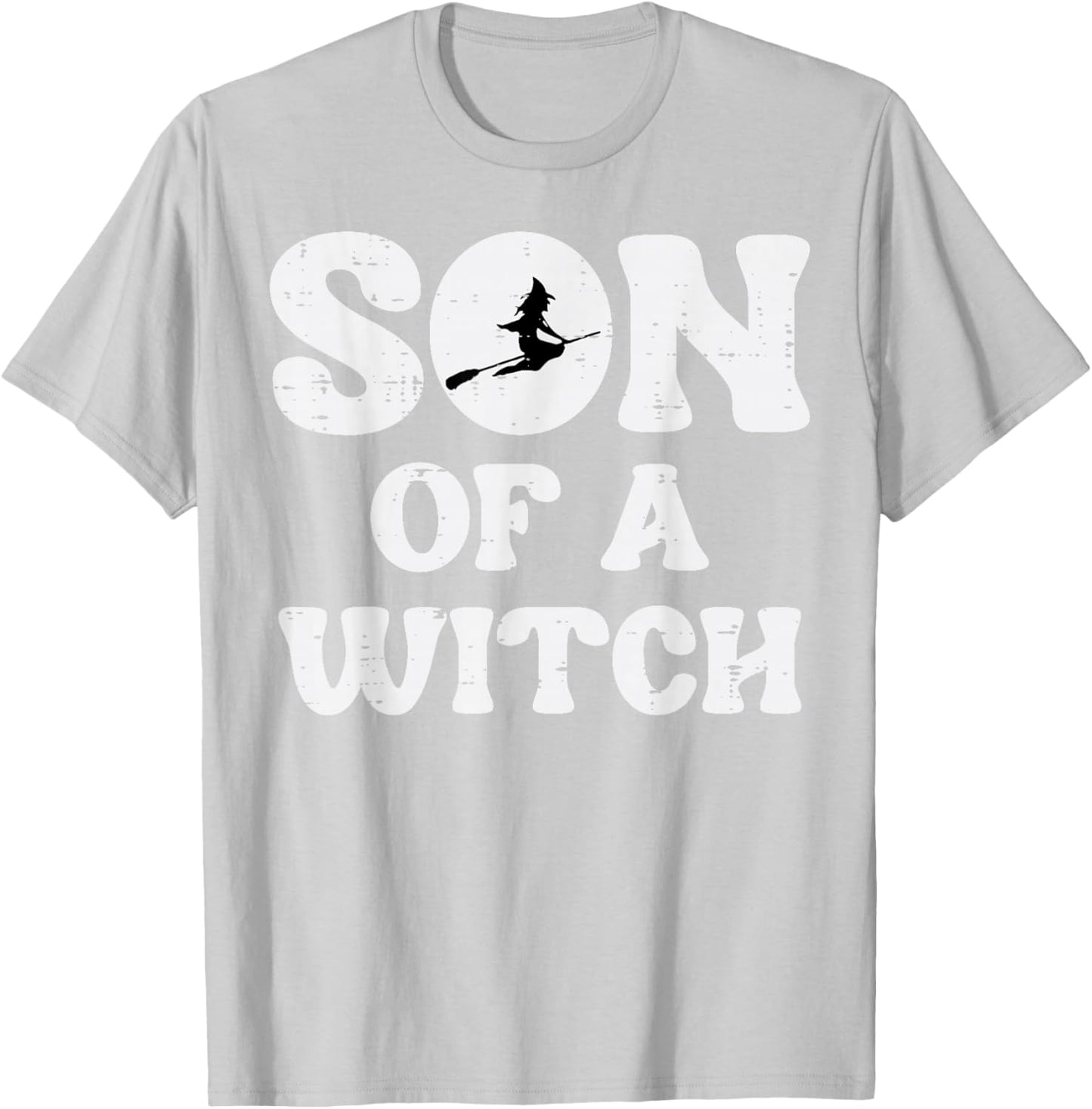 Halloween Son of A Witch Funny Costume Family Boys Kids Teen T-Shirt - T-Shirt | Ash