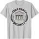 Toga Party Security Guard Greek Celebration College Frat Boy T-Shirt - T-Shirt | Ash
