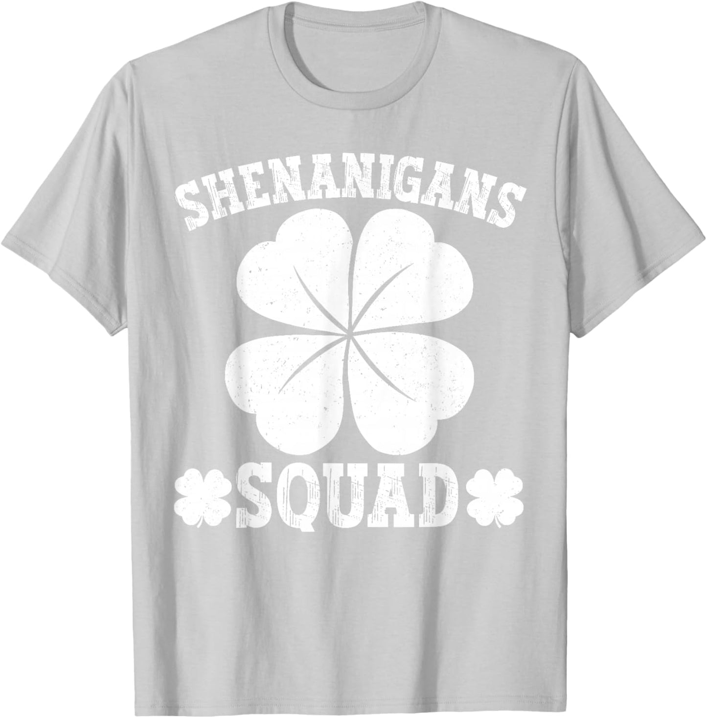 Vintage Shenanigans Squad Funny St Patrick's Day Proud Irish T-Shirt - T-Shirt | Ash
