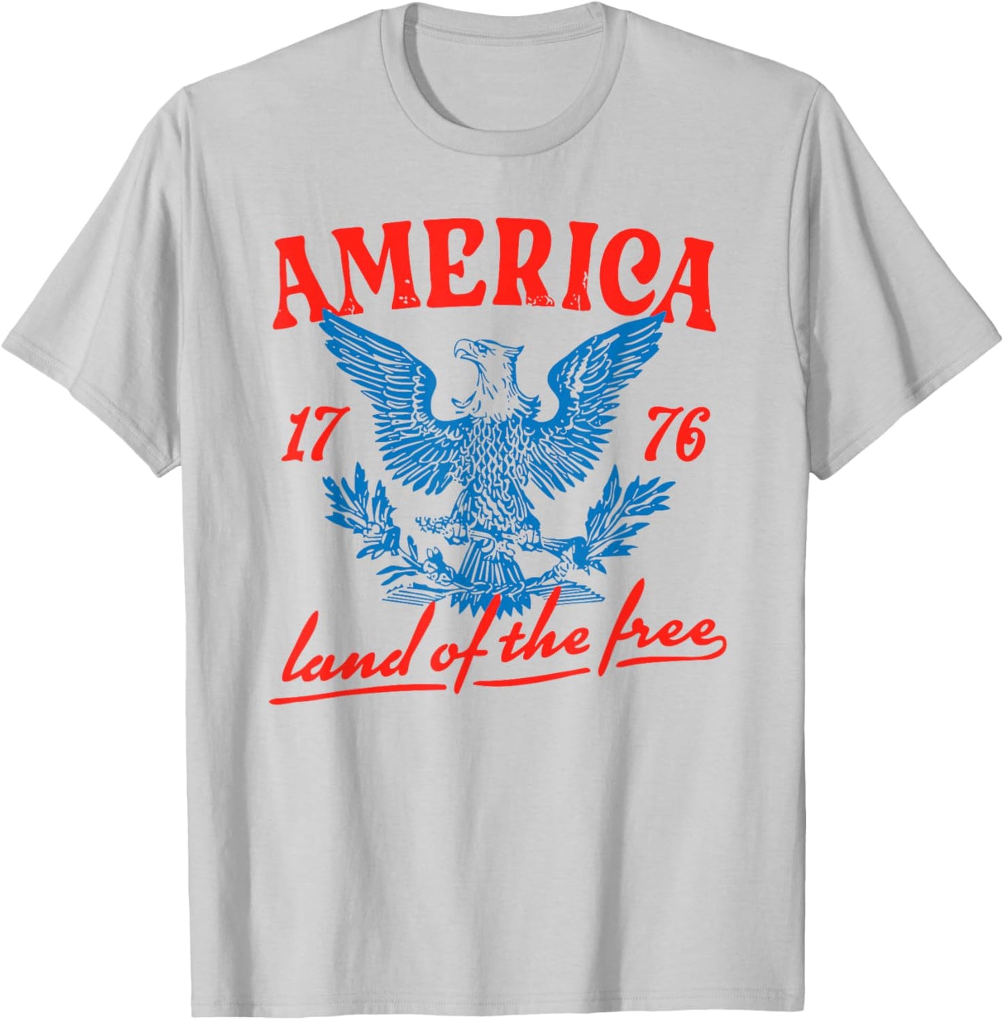 Funny 4th Of July America Land Of The Free T-Shirt - T-Shirt | Ash