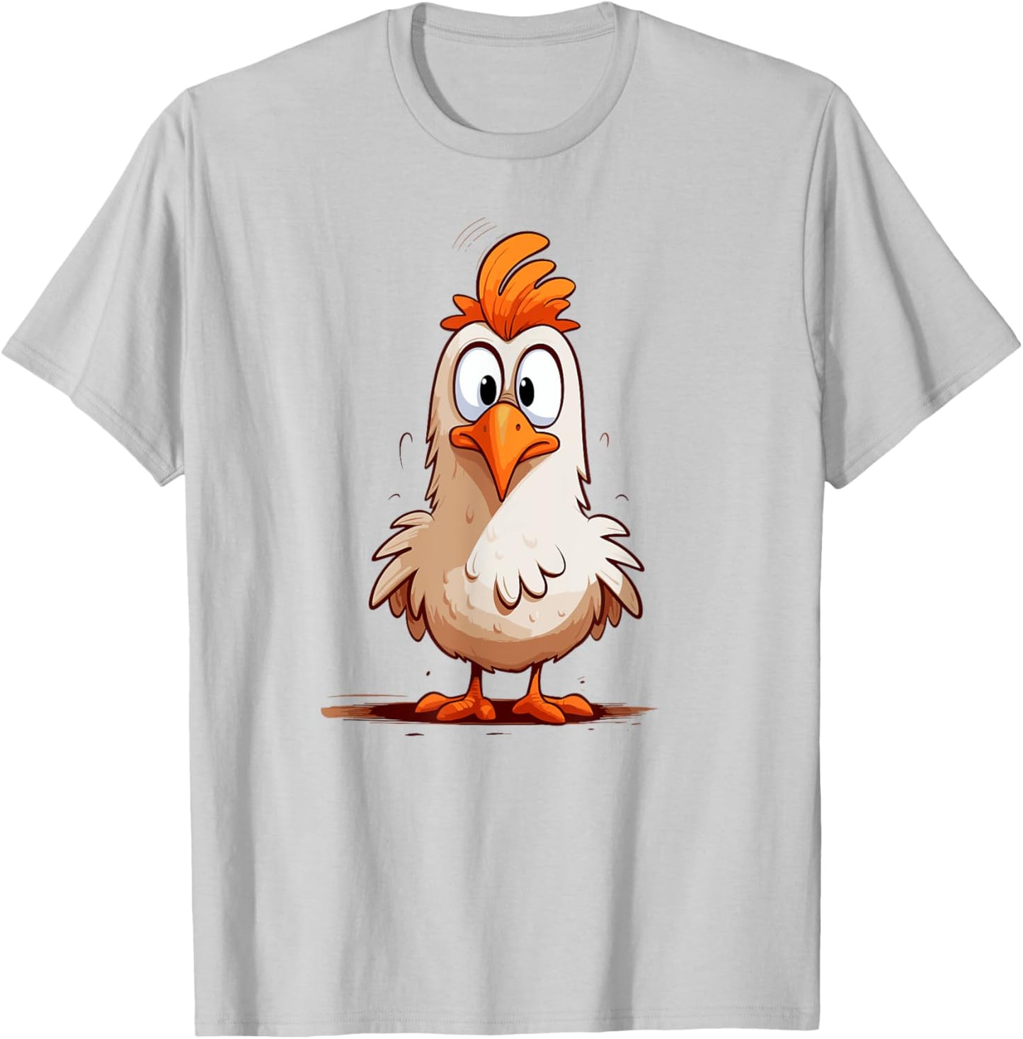 Funny Crazy Chicken for chicken lovers T-Shirt - T-Shirt | Ash