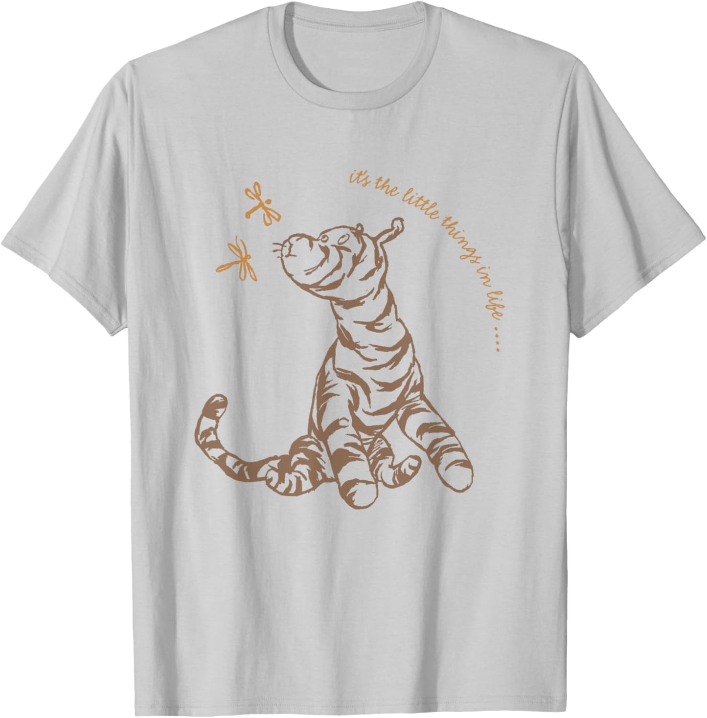 Disney Winnie the Pooh Tigger It's The Little Things In Life T-Shirt - T-Shirt | Ash