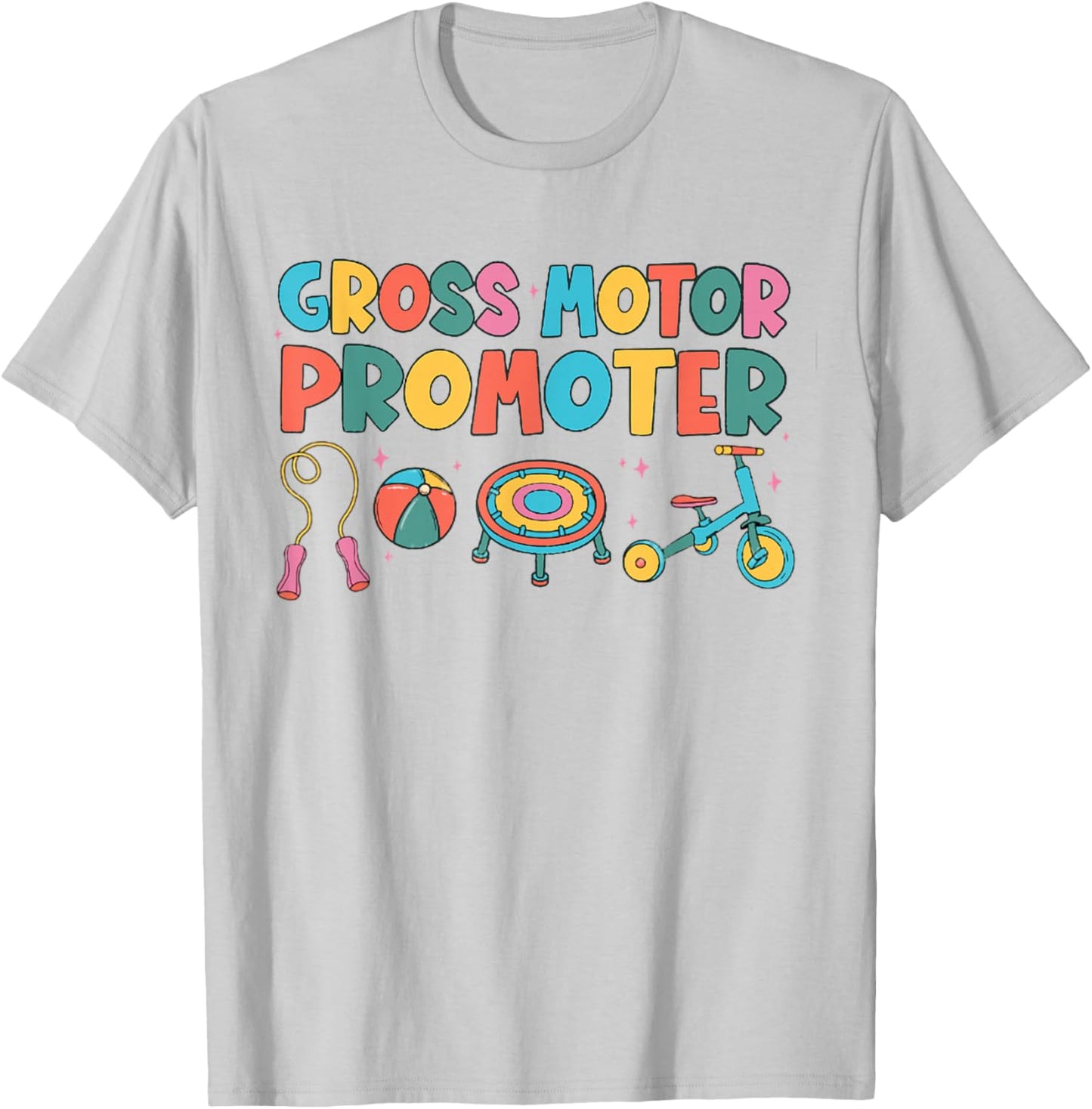 Gross Motor Promoter Physical Therapist Graduation PT T-Shirt - T-Shirt | Ash