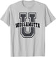 Sarcastic WOSSAMOTTA University Academy Cheerleader Game On T-Shirt - T-Shirt | Ash