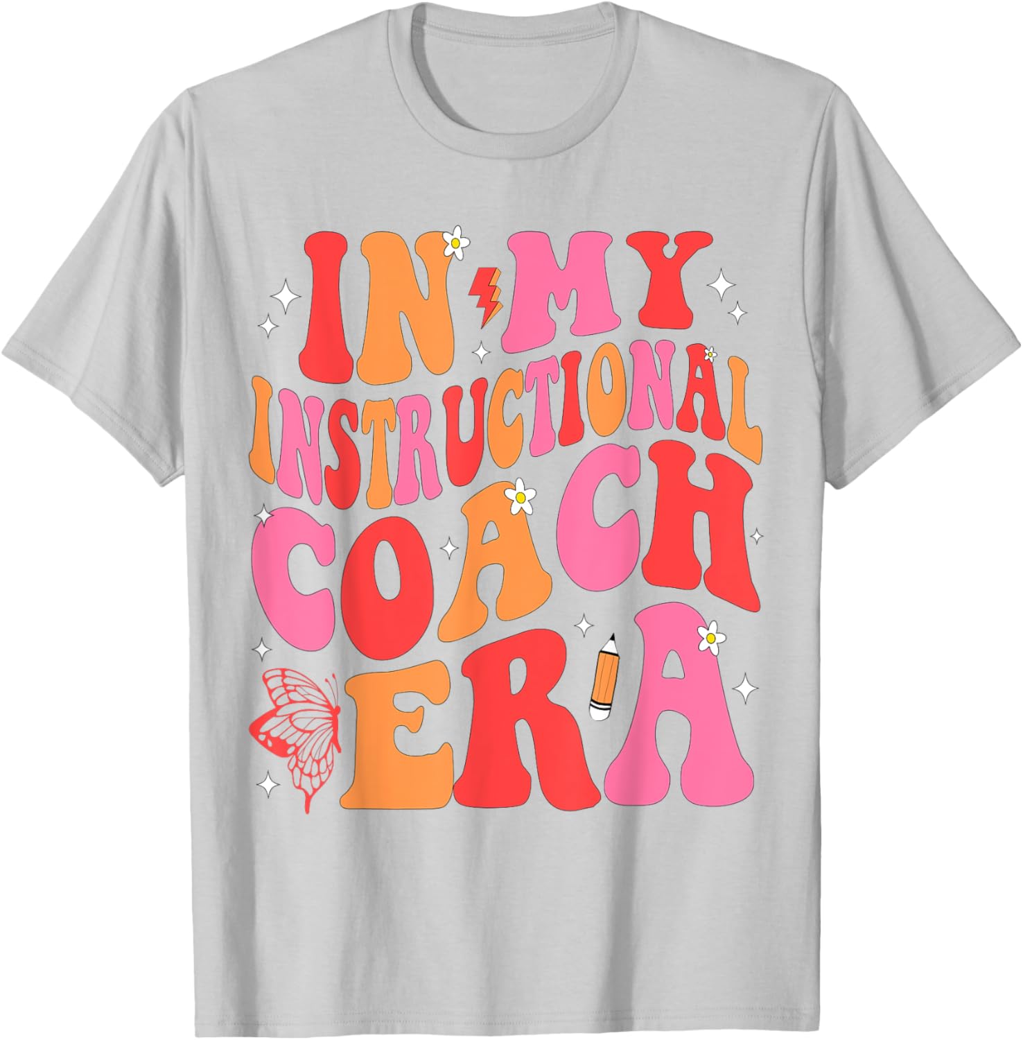 In My Instructional Coach Era Teacher Back To School T-Shirt - T-Shirt | Ash