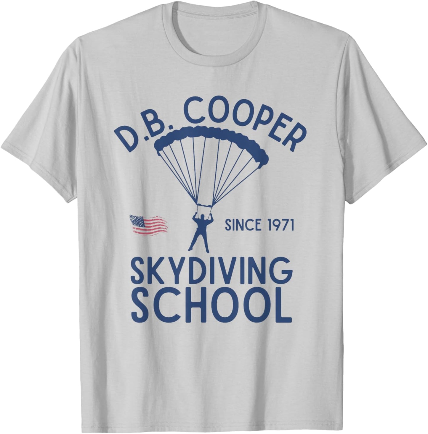 D.B. Cooper Parachute Hijacking Ransom Money Vintage T-Shirt - T-Shirt | Ash