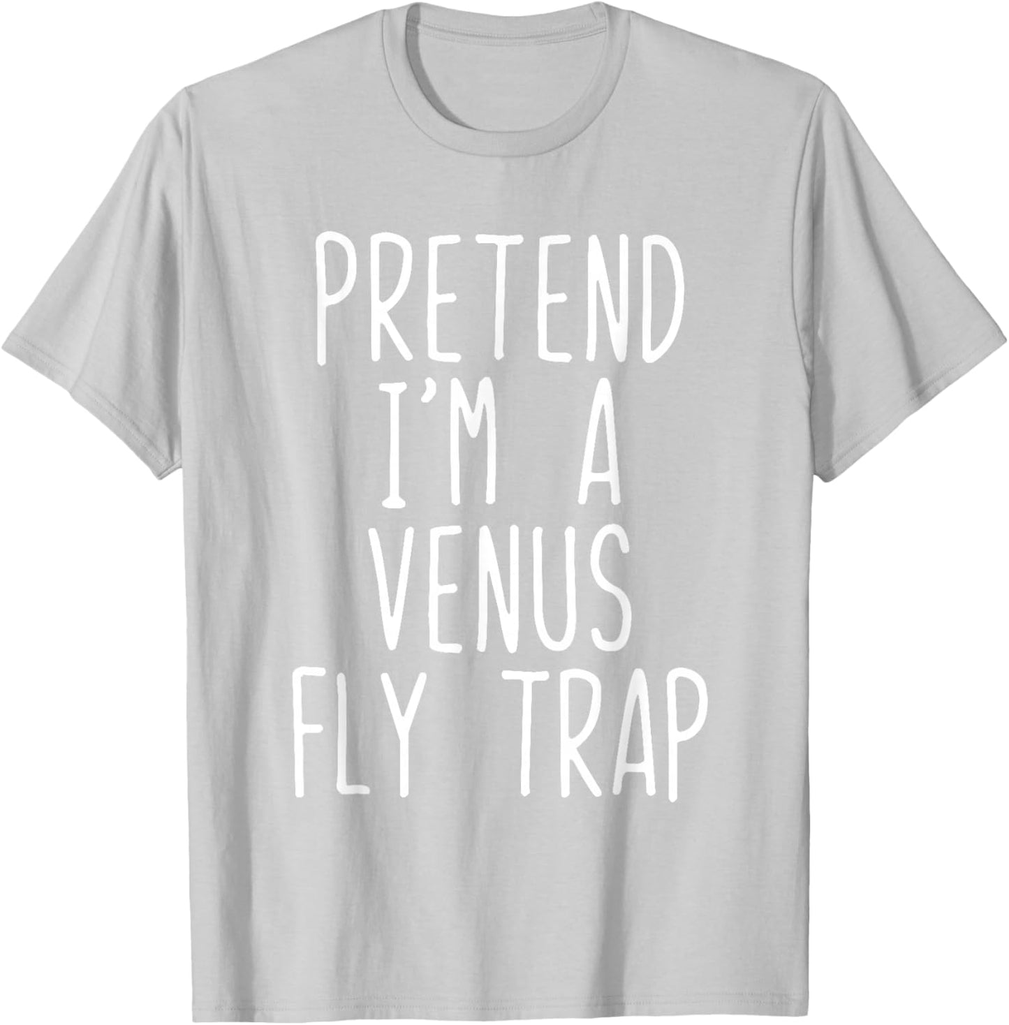 Pretend I'm A Venus Fly Trap Costume Halloween Lazy Kids T-Shirt - T-Shirt | Ash
