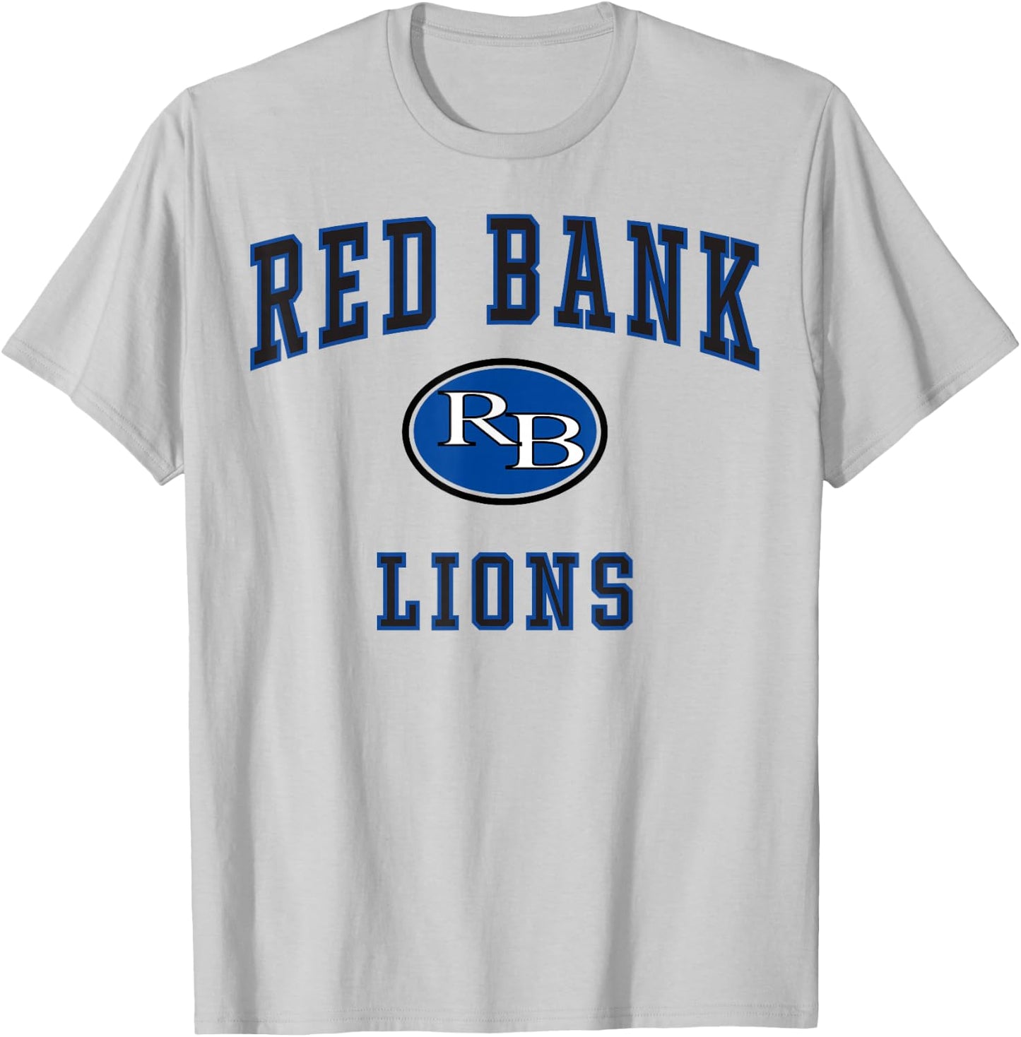 Red Bank High School Lions C1 T-Shirt - T-Shirt | Ash