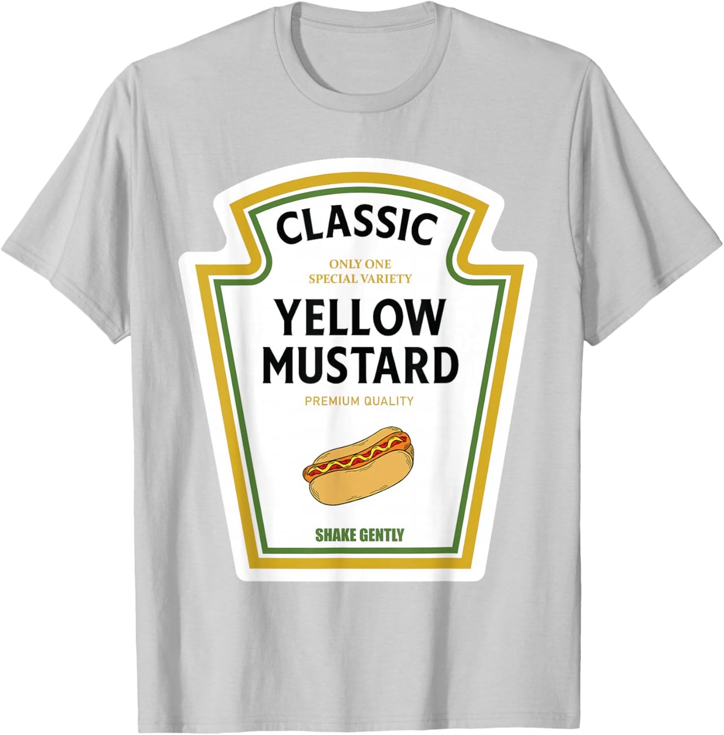 Mustard Halloween 2024 Costume Family Matching Ketchup Sauce T-Shirt - T-Shirt | Ash
