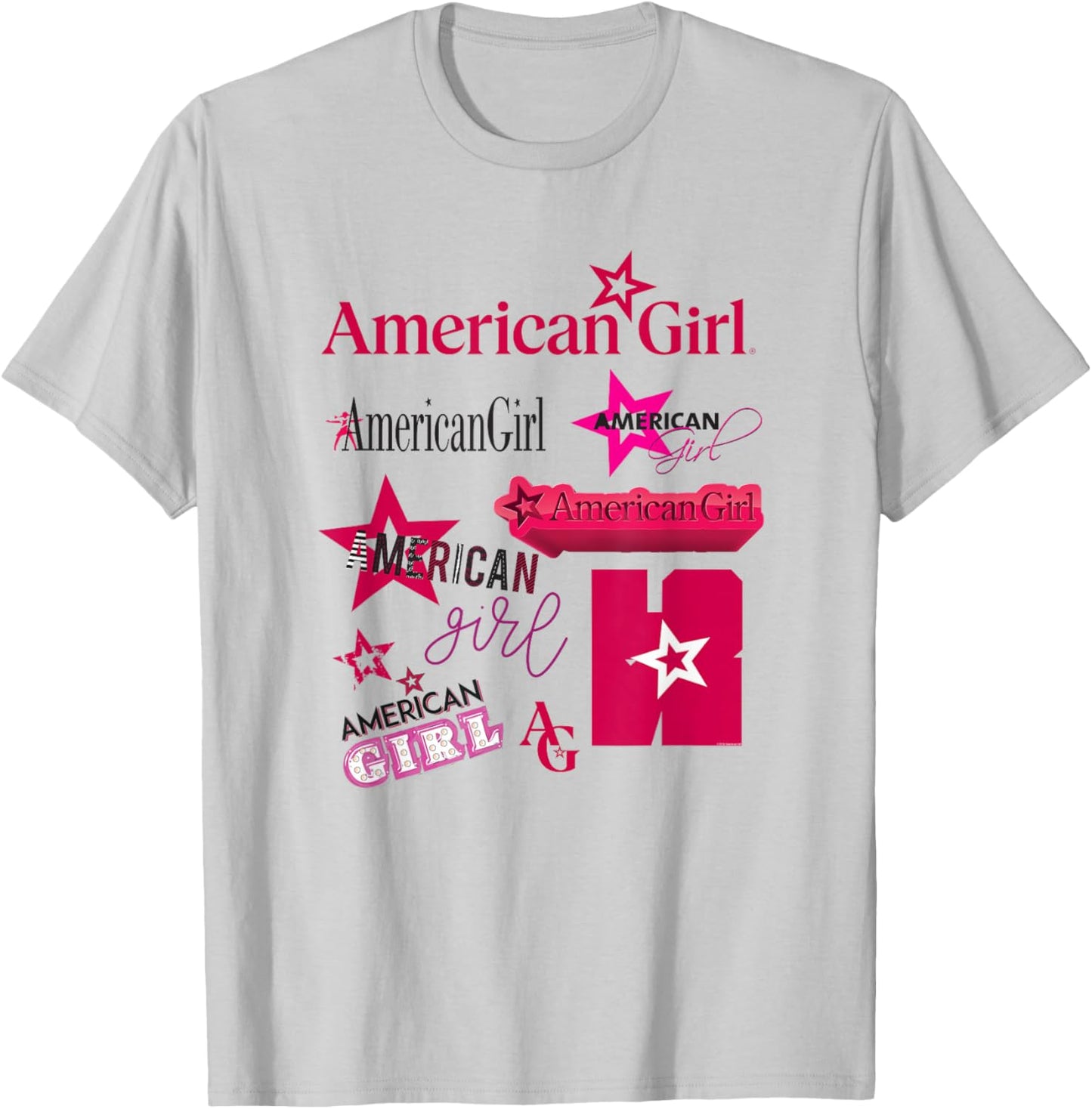 American Girl - Historic Logos T-Shirt - T-Shirt | Ash