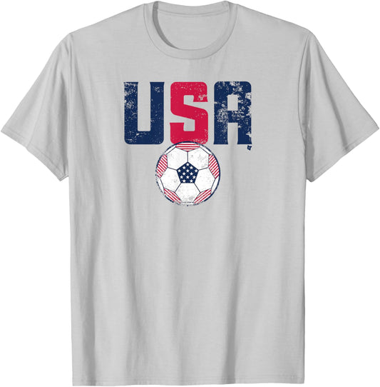 USA Soccer T-Shirt - T-Shirt | Ash