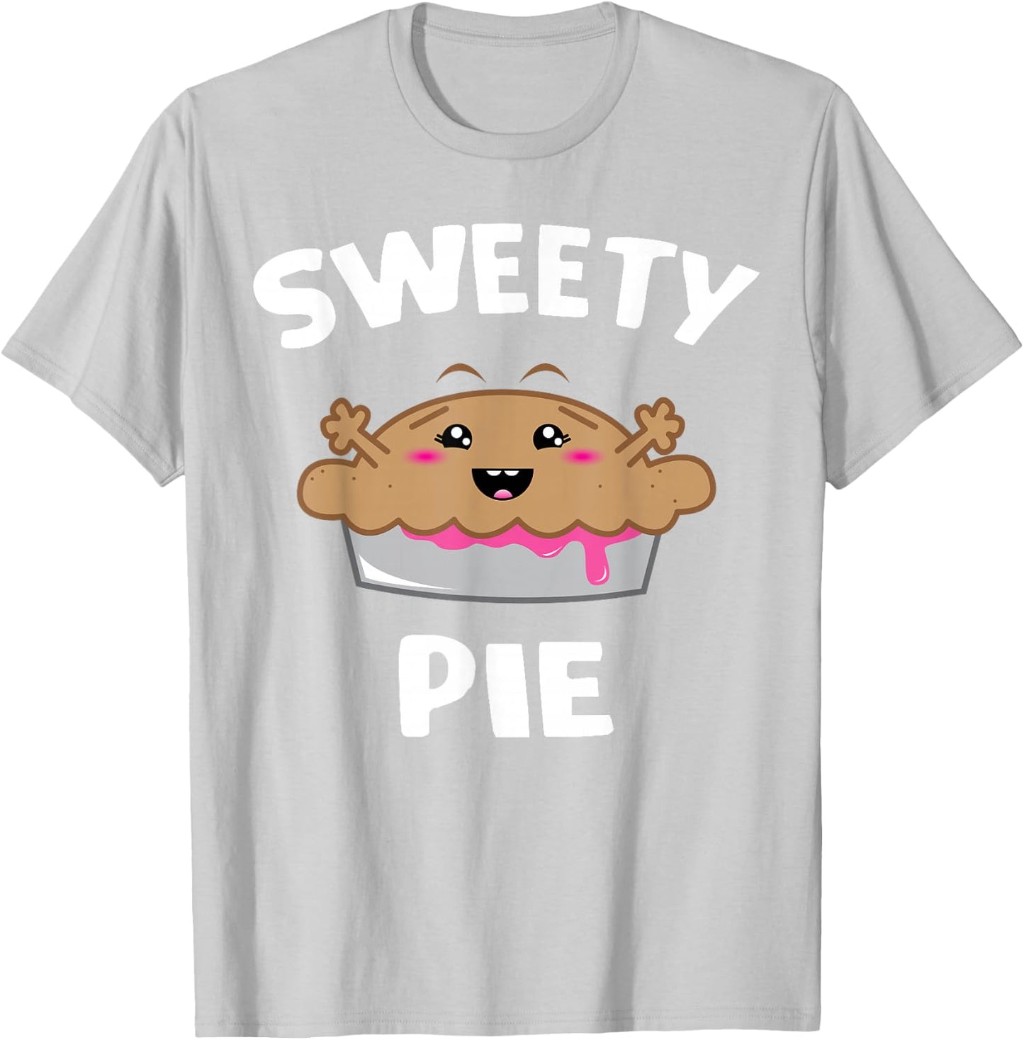 Sweety Pie - Cute Cartoon Sweetie Pie T-Shirt - T-Shirt | Ash