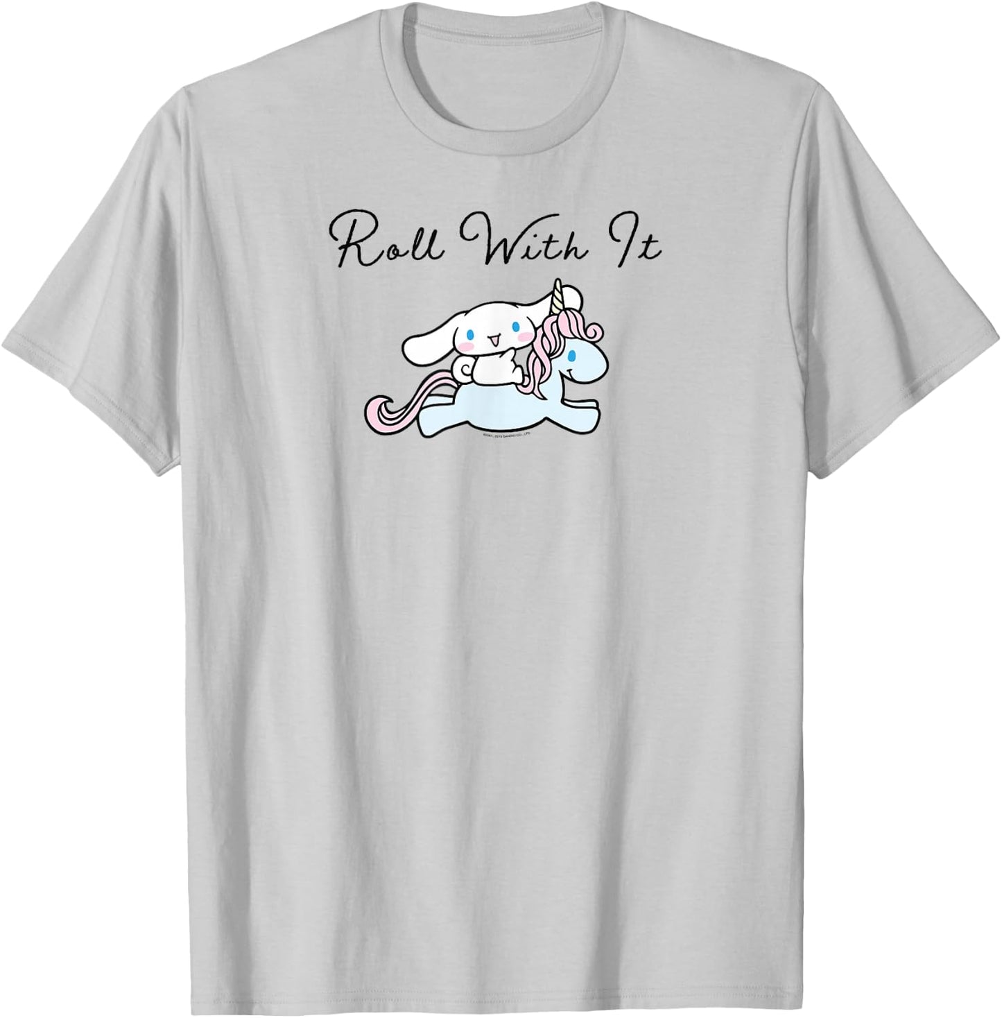 Cinnamoroll Roll With It T-Shirt - T-Shirt | Ash