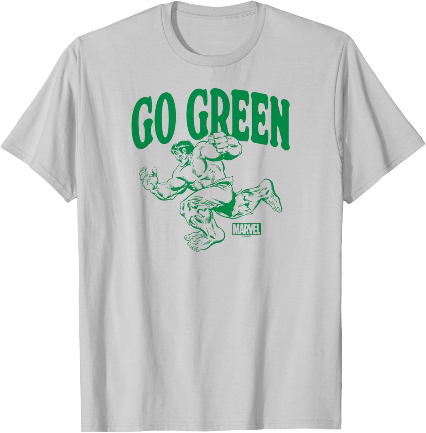 Hulk - Go Green T-Shirt - T-Shirt | Ash