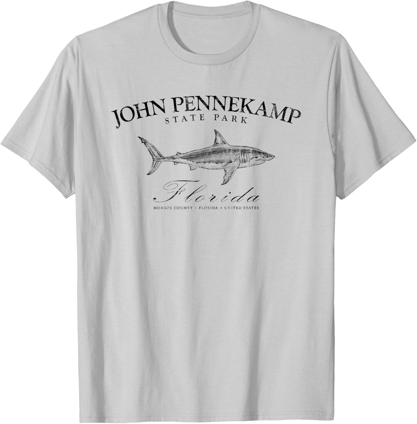 John Pennekamp Coral Reef State Park Scuba Diving Fishing T-Shirt - T-Shirt | Ash
