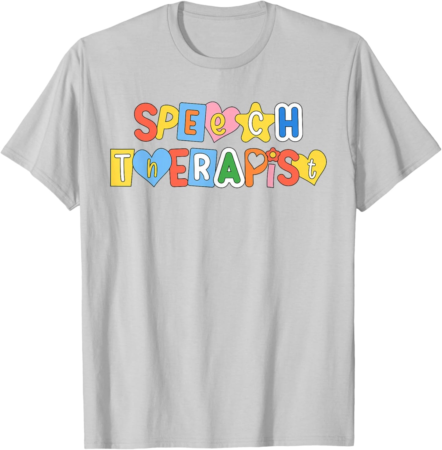 Speech Therapy Speech Language Pathologist Therapist SLP T-Shirt - T-Shirt | Ash