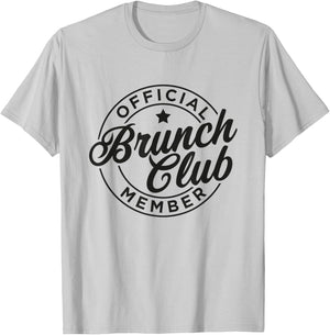 Brunch Club Official Member T-Shirt - T-Shirt | Ash
