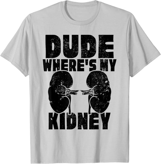 Cool Living Kidney Donor Gifts, Donor Art, Organ Donation T-Shirt - T-Shirt | Ash