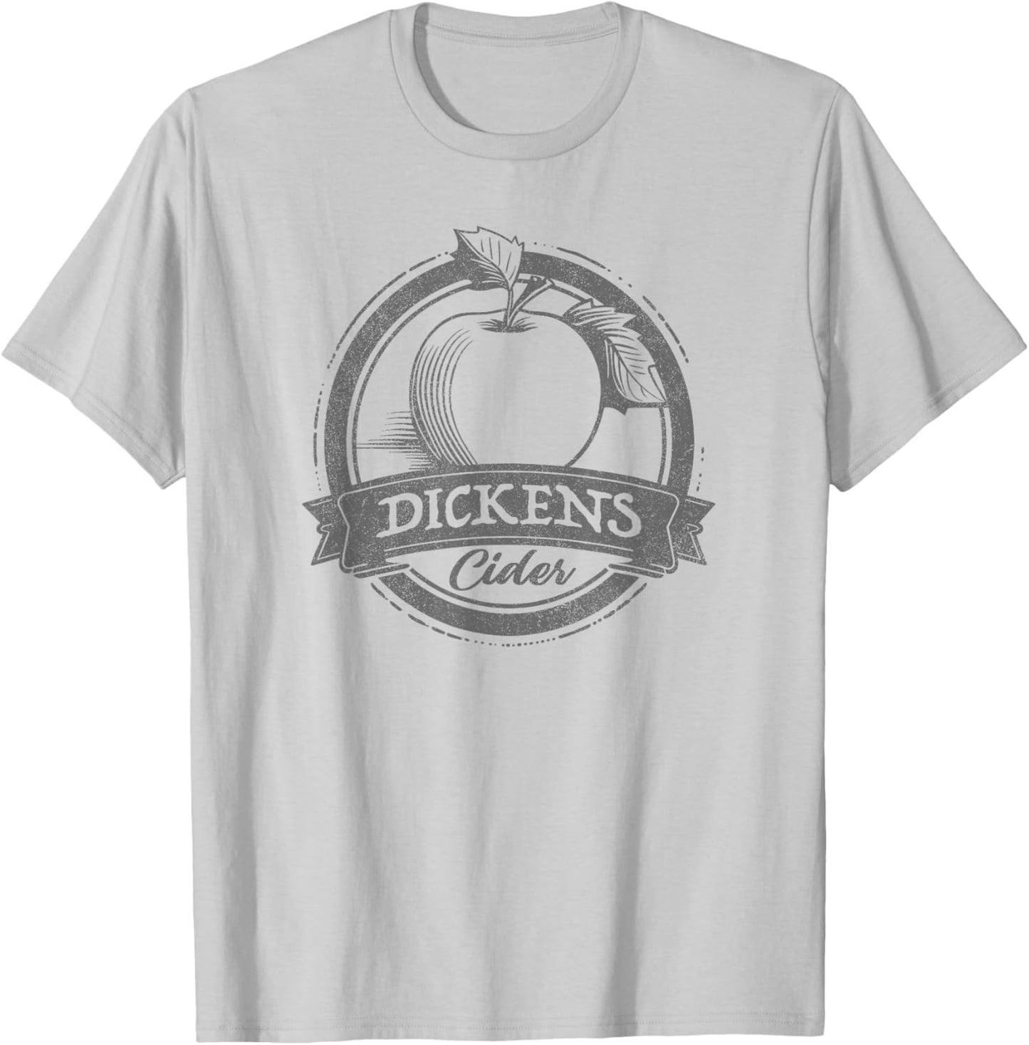 Drinking Humor Funny Dickens Cider T-Shirt - T-Shirt | Ash