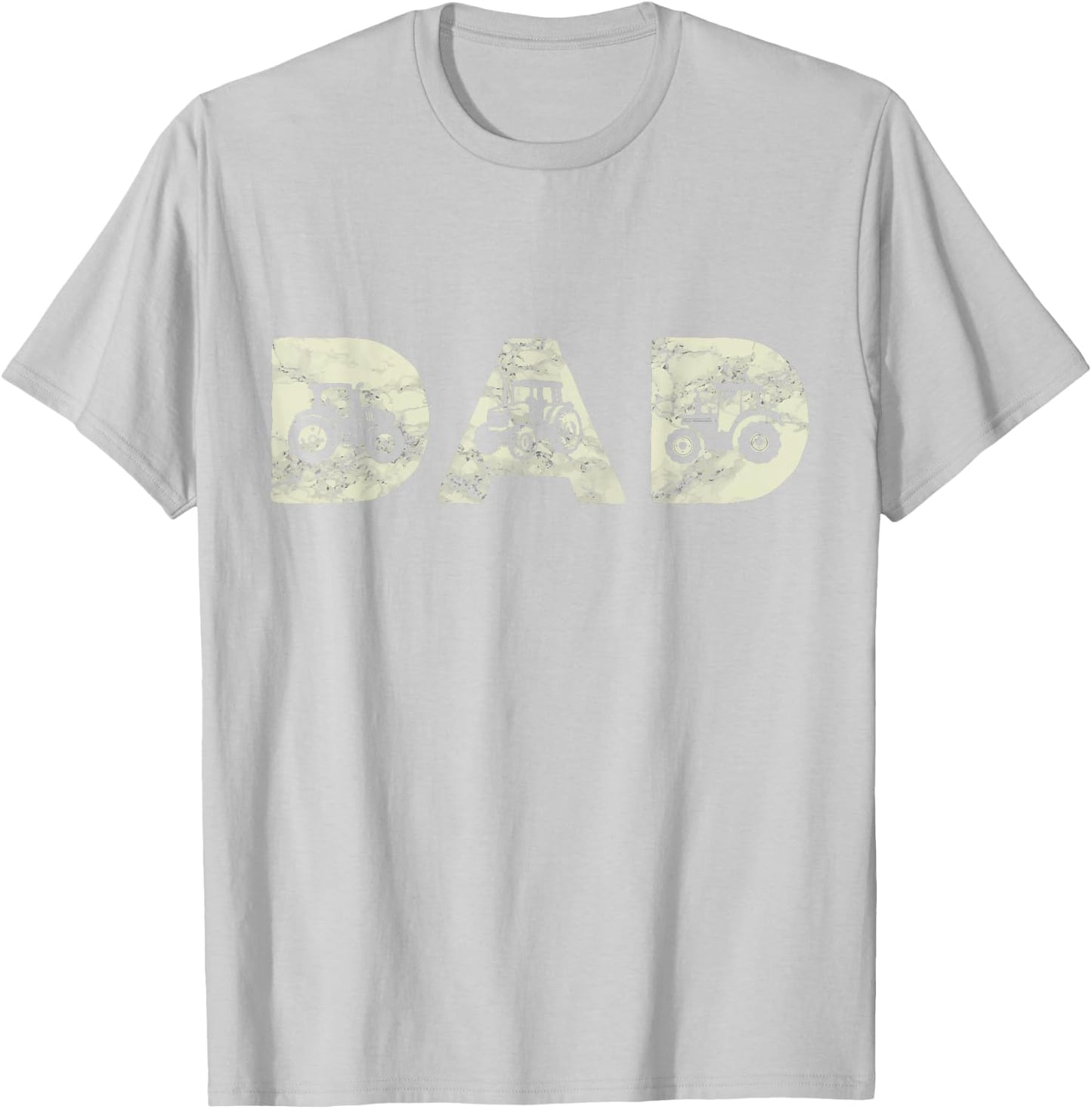 Tractor Dad Farming Father Farm Lover Farmer Daddy T-Shirt - T-Shirt | Ash