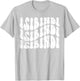 Isibindi - Groovy Wavy Style School Spirit Wear T-Shirt - T-Shirt | Ash