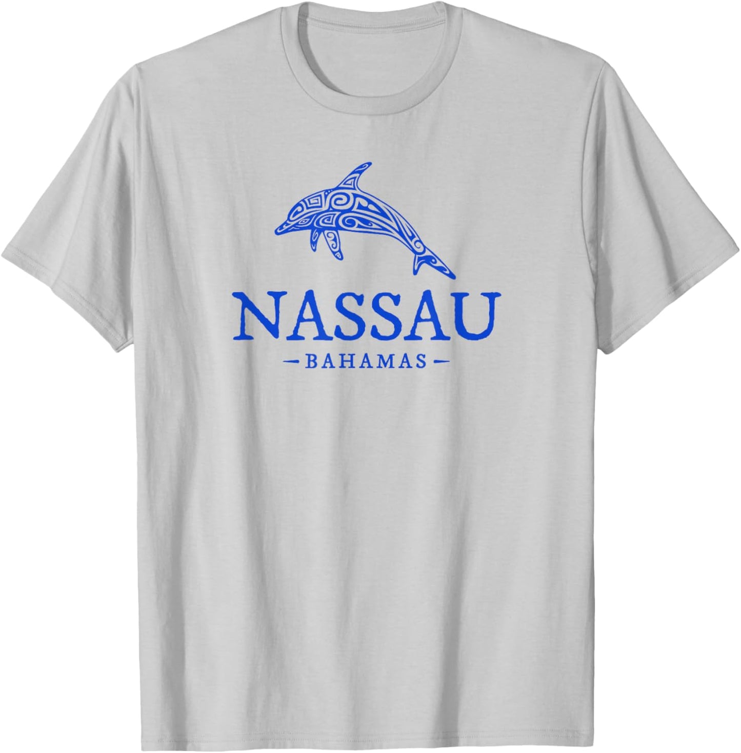 Nassau Bahamas Dolphin Souvenir Cruise T-Shirt - T-Shirt | Ash