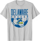 University of Delaware Blue Hens Soccer Arch T-Shirt - T-Shirt | Ash