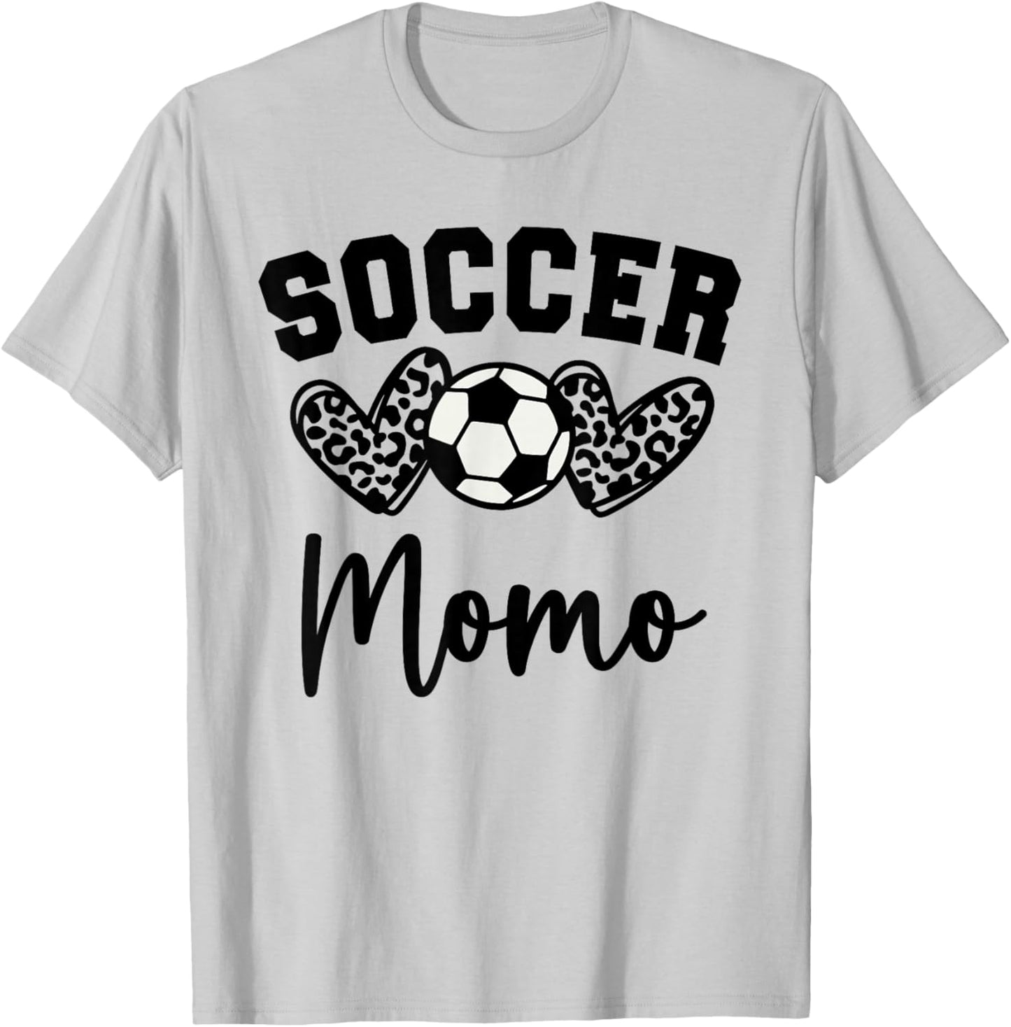 Soccer Momo Matching Family Soccer T-Shirt - T-Shirt | Ash