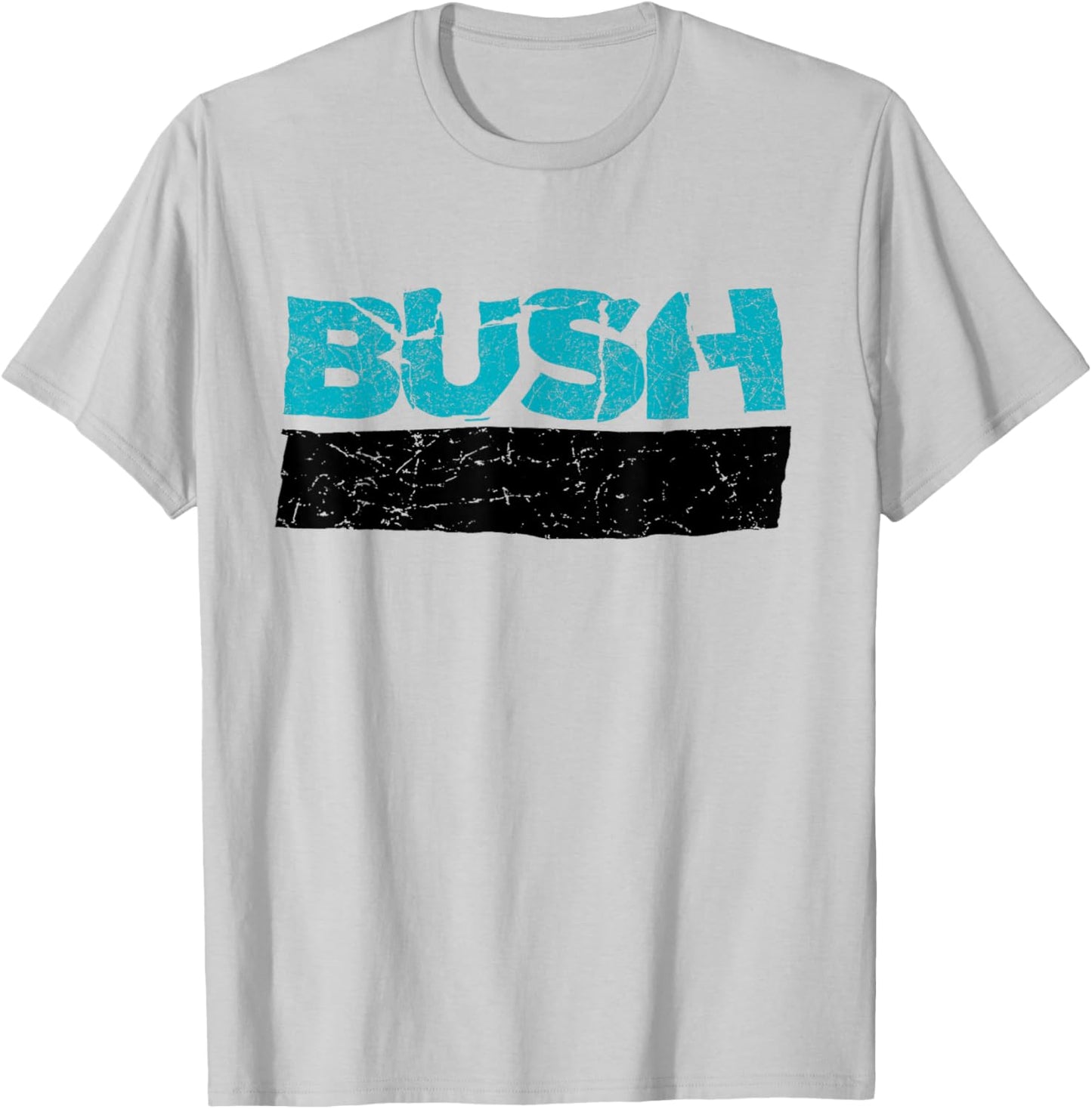Bush – Linear Logo T-Shirt - T-Shirt | Ash