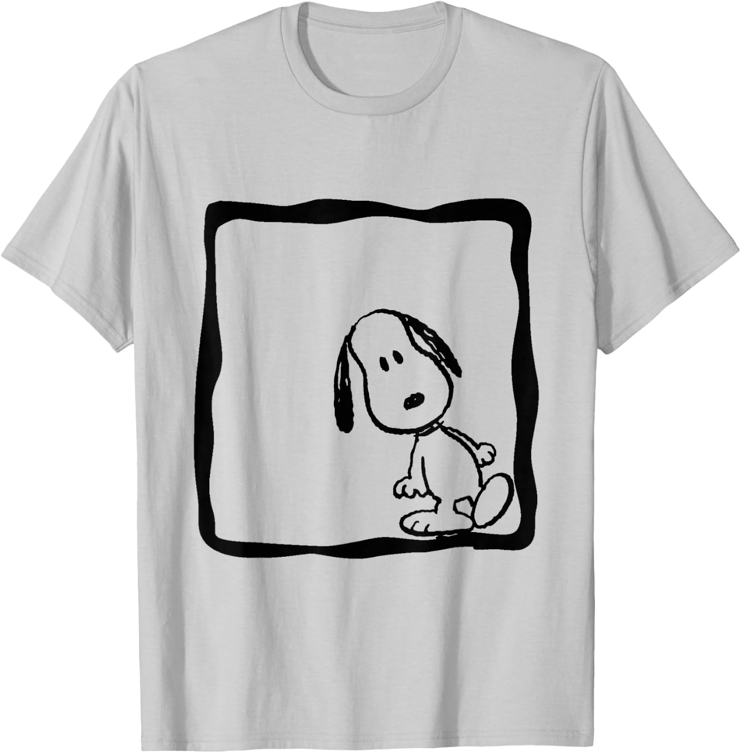 Peanuts Snoopy Lean T-Shirt - T-Shirt | Ash