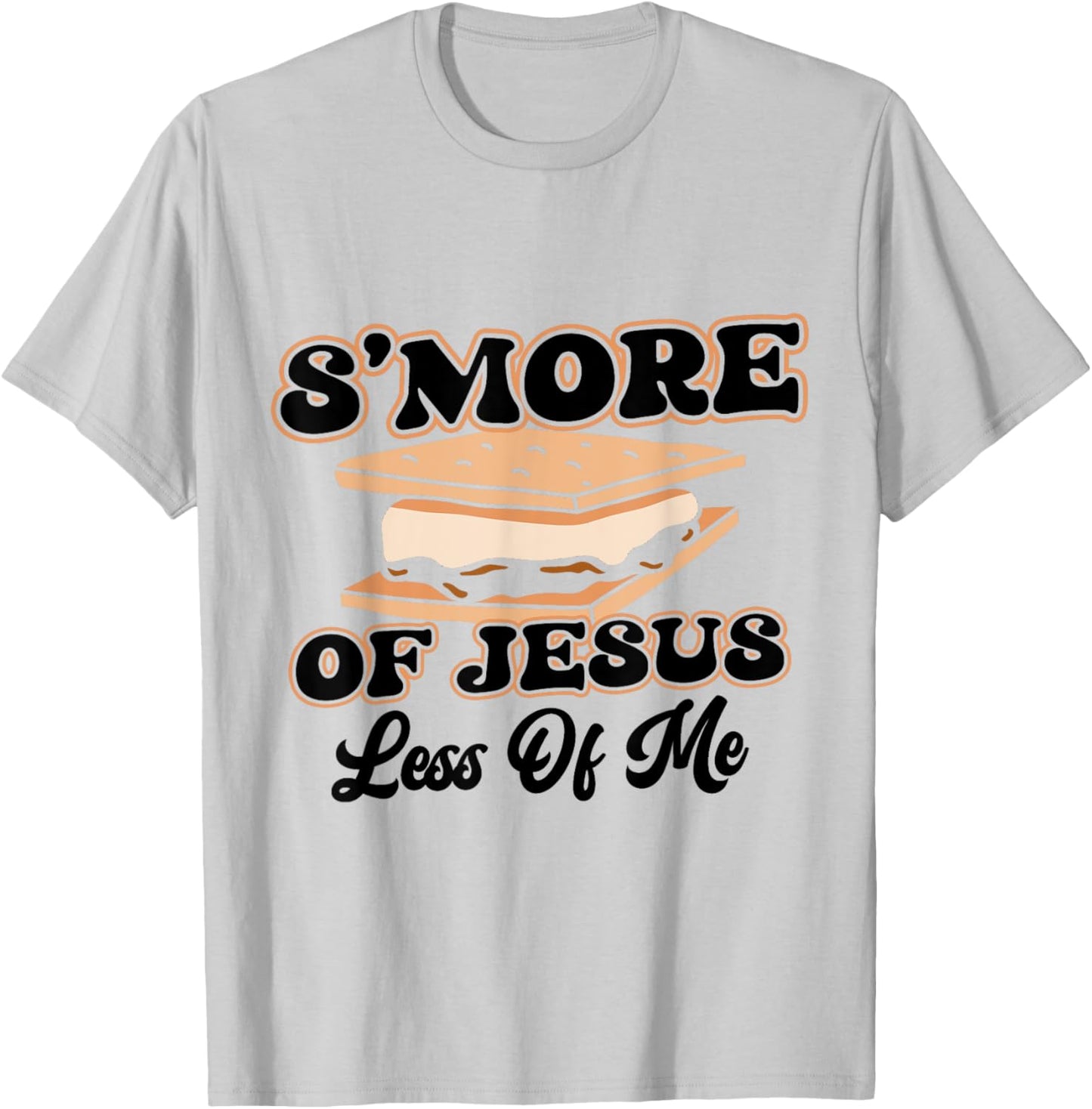 Smore of Jesus Less of Me VBS Bible School Camp Camper T-Shirt - T-Shirt | Ash