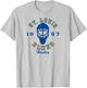 St. Louis Blues Hockey Mask Gray Officially Licensed T-Shirt - T-Shirt | Ash