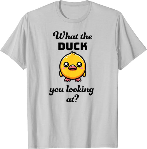 What the DUCK you looking at? Funny kawaii duck