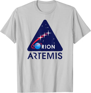 Artemis Mission 2 Astronaut Orion Patch T-Shirt - T-Shirt | Ash