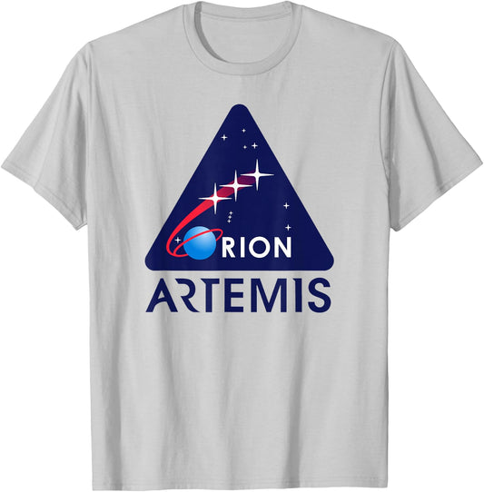 Artemis Mission 2 Astronaut Orion Patch T-Shirt - T-Shirt | Ash
