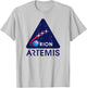 Artemis Mission 2 Astronaut Orion Patch T-Shirt - T-Shirt | Ash