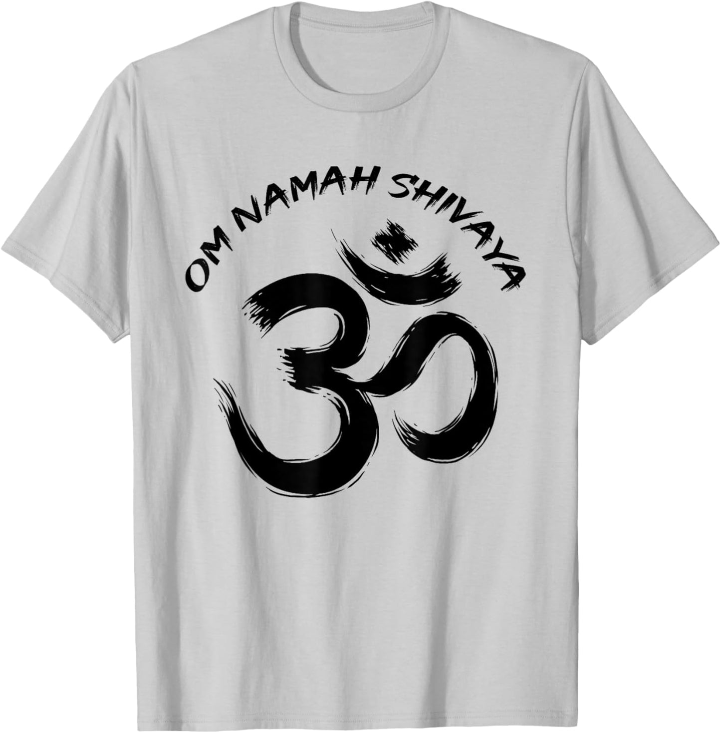 Om Namah Shivaya Meditation Mantra Spiritual Chakra T-Shirt - T-Shirt | Ash