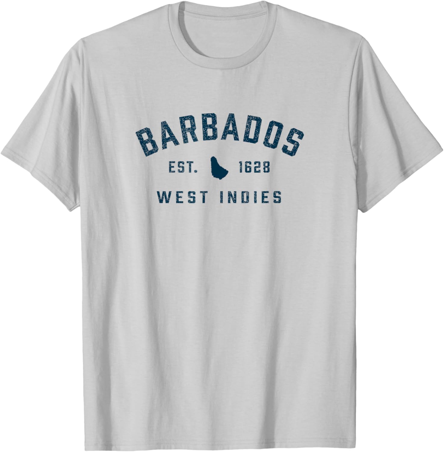 Vintage Barbados Preppy Throwback Retro Vacation Souvenir T-Shirt - T-Shirt | Ash