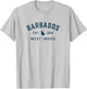 Vintage Barbados Preppy Throwback Retro Vacation Souvenir T-Shirt - T-Shirt | Ash