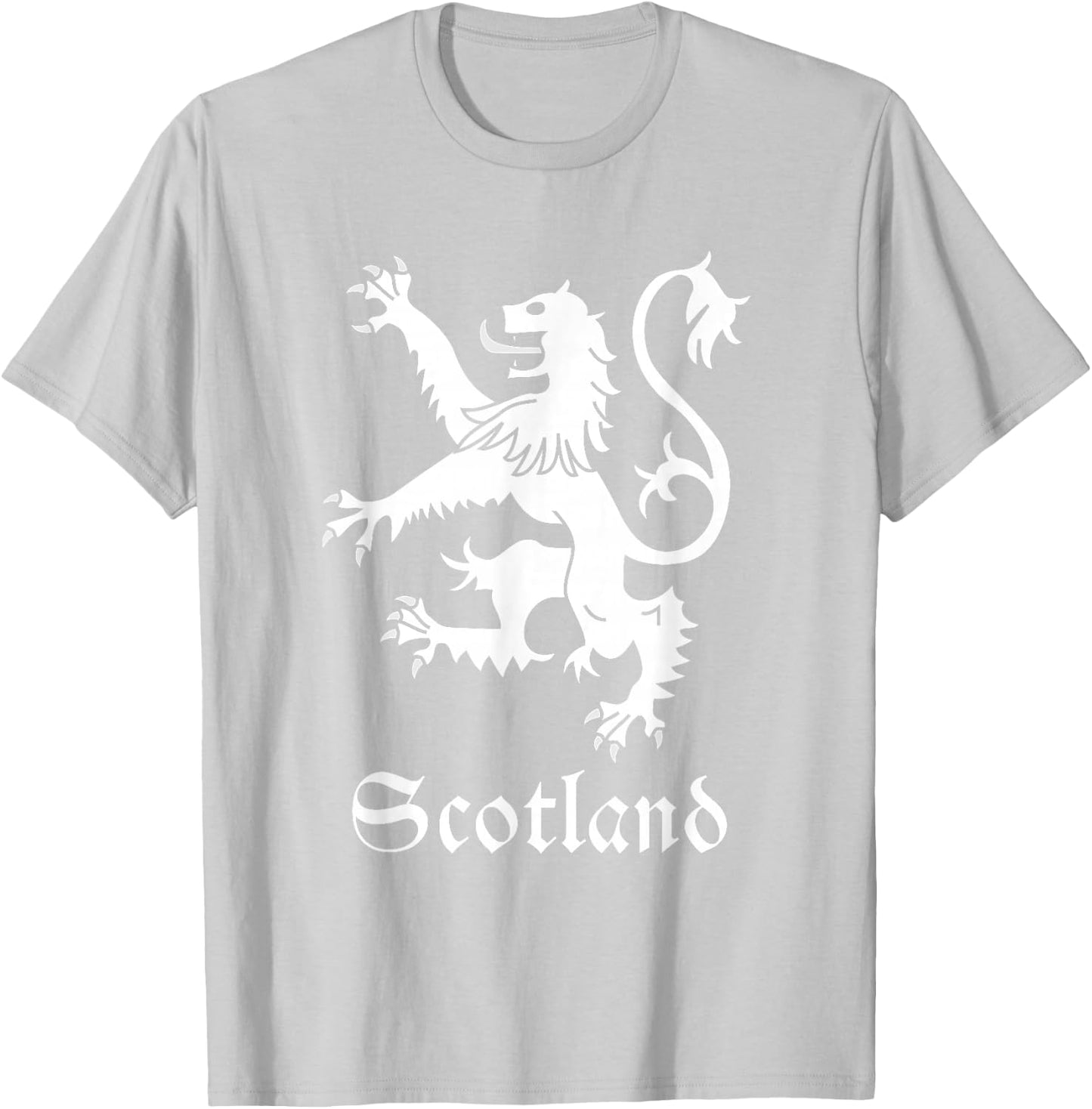 Scottish Lion Rampant Scotland Coat Arms Gift Crest T-Shirt - T-Shirt | Ash