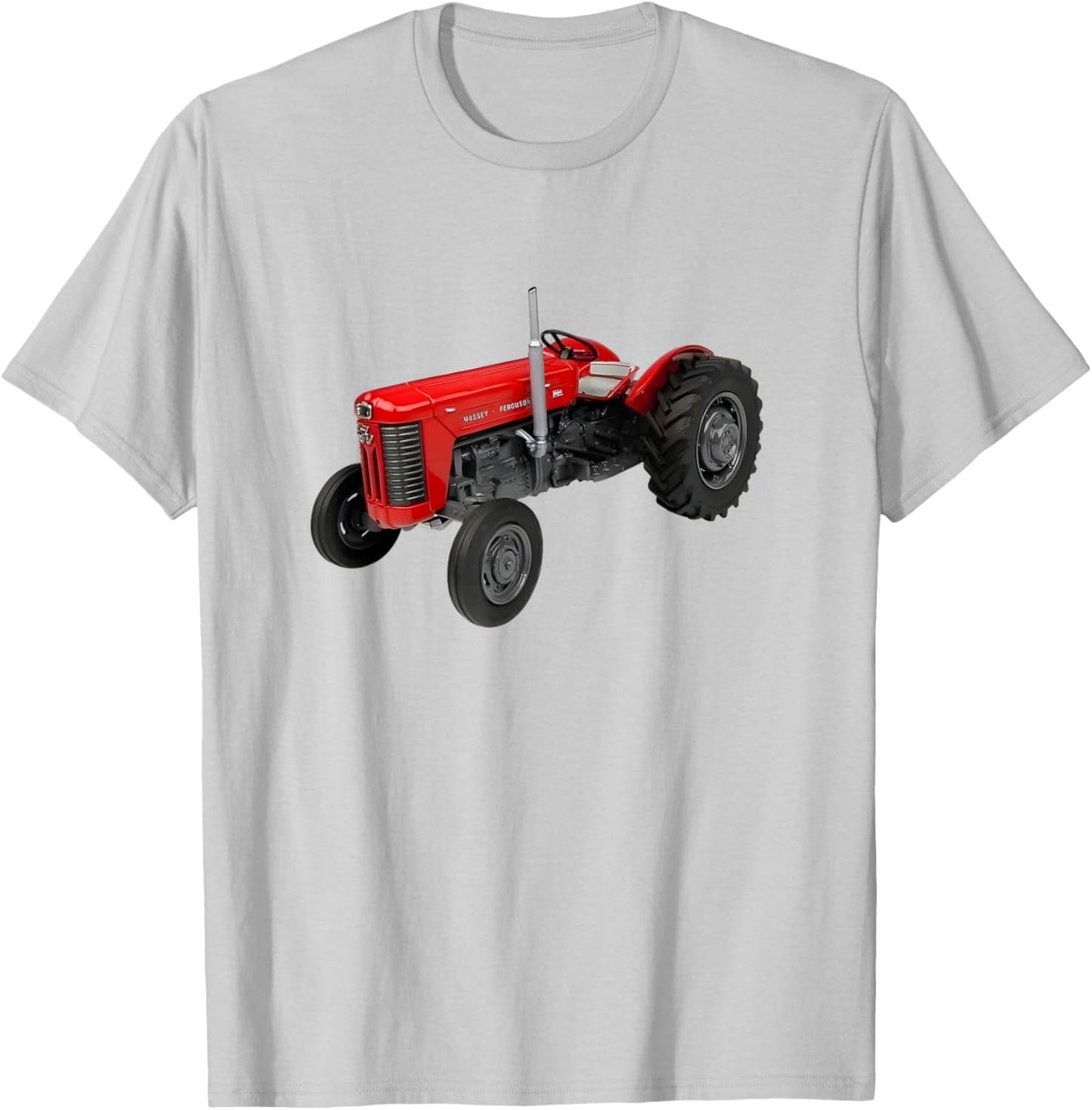 Masey Ferguson 65 Stoneleigh Vintage Tractor Graphic T-Shirt - T-Shirt | Ash